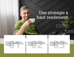 Une Stratégie À Haut Rendement – Modèles De Conception De Sites Web