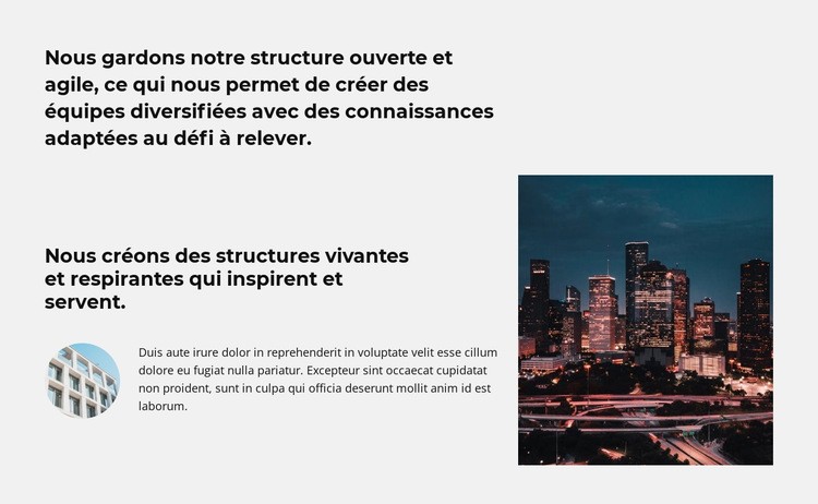 Comment vivre en ville Modèle HTML5