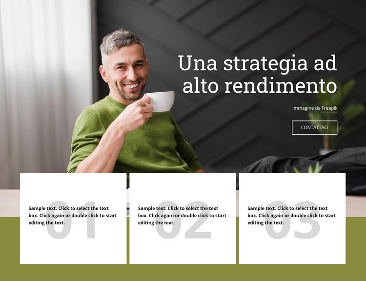 Una strategia ad alto rendimento Tema WordPress