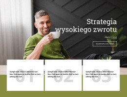 Strategia Wysokiego Zwrotu Darmowy Szablon Strony Internetowej CSS