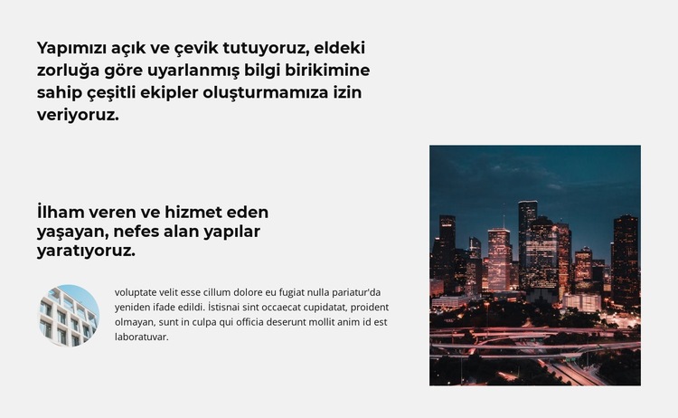 şehirde nasıl yaşanır HTML5 Şablonu