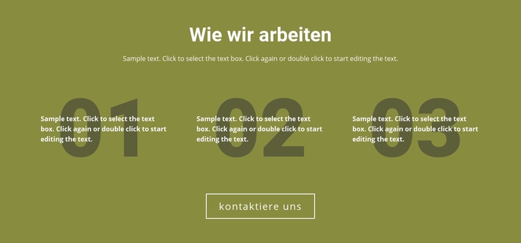 Wie wir arbeiten Website design