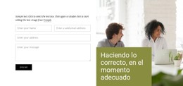 Contacta Con Nuestra Empresa Plantilla CSS Adaptable