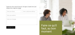 Créez Votre Propre Site Web Pour Contactez Notre Entreprise