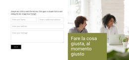 Contatta La Nostra Azienda - Modelli Di Siti Web Reattivi