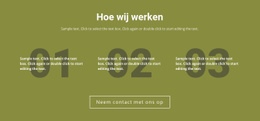 Hoe Wij Werken - Mockup Voor Functionaliteit Website