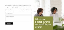 Zbuduj Własną Witrynę Internetową Dla Skontaktuj Się Z Naszą Firmą