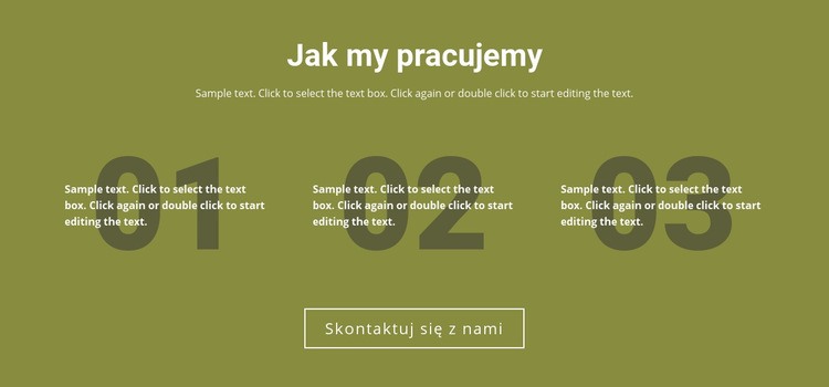 Jak my pracujemy Makieta strony internetowej