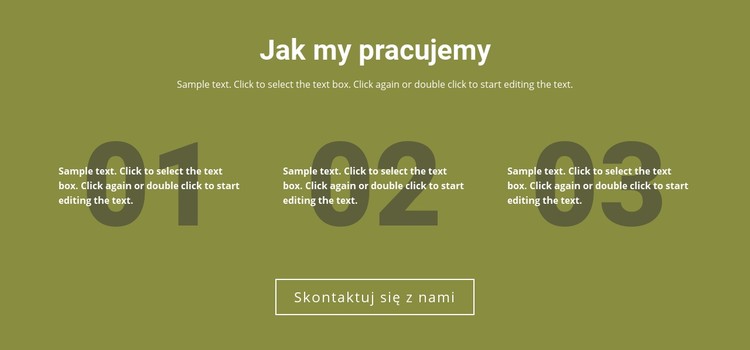 Jak my pracujemy Szablon CSS