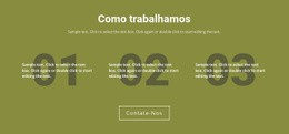 Como Trabalhamos - Modelo HTML5 Multifuncional