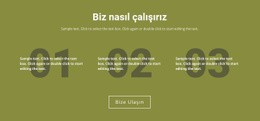 Biz Nasıl Çalışırız - Güzel Web Sitesi Tasarımı