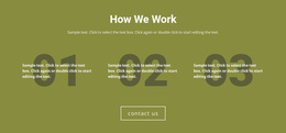 How We Work - Beautiful Website Design