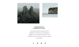 Pagina Di Destinazione Più Creativa Per Contatti Social Dell'Agenzia Di Viaggi