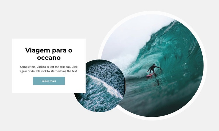 Para os conquistadores dos elementos Landing Page