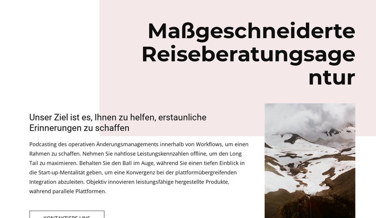 Geführte Wanderung HTML Website Builder