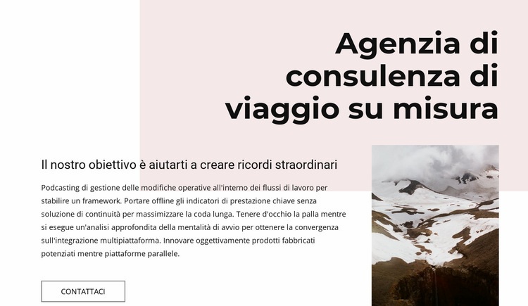 Escursione guidata Modello HTML5