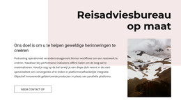 Begeleide Trektocht - HTML-Paginasjabloon