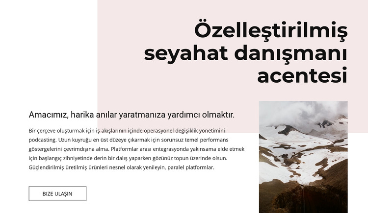 Rehberli yürüyüş Web Sitesi Şablonu