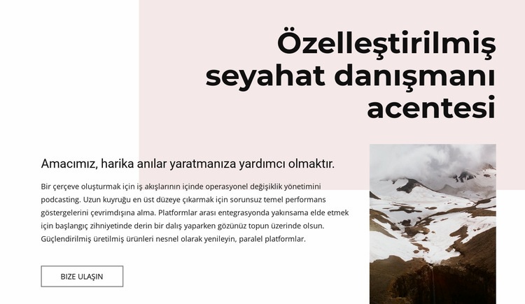 Rehberli yürüyüş Web sitesi tasarımı