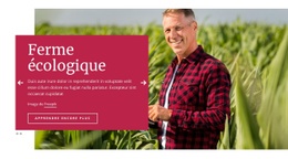 Ferme Écologique - HTML Website Builder