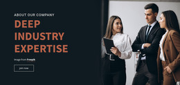 Industry Expertise - Functionality WordPress Theme