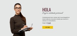 Soy Tu Asistente Personal: Plantilla De Sitio Web Premium Para Empresas