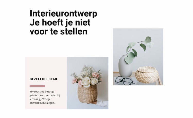 Inspiratie voor een goed ontwerp Sjabloon