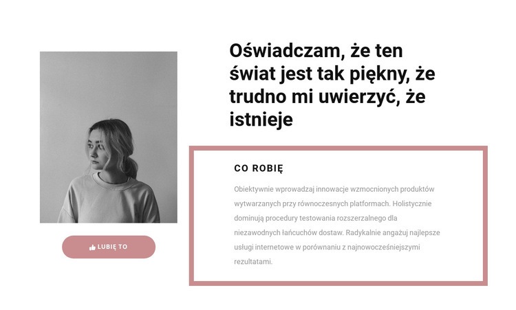 Moje główne zadania Szablony do tworzenia witryn internetowych