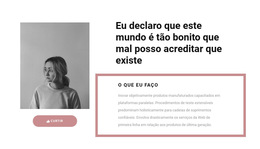 Minhas Principais Tarefas - Modelo De Site Profissional