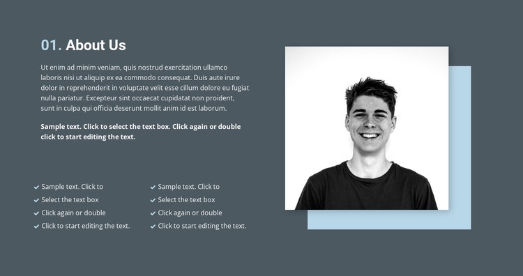 About quality work CSS Template
