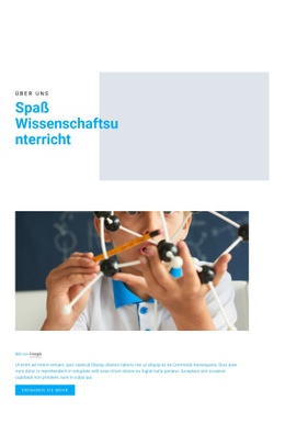 Exklusive Joomla-Vorlage Für Fun Science Lektionen