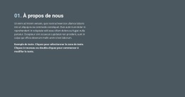 Téléchargement Gratuit De À Propos Du Travail De Qualité Modèles HTML