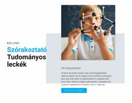 Szórakoztató Tudományleckék – A Legjobb HTML-Sablon