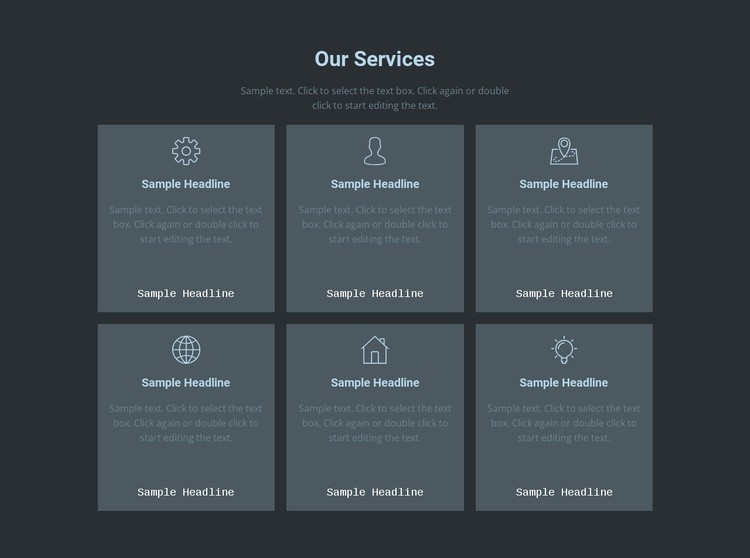 Our key offerings CSS Template