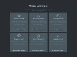 Website-Zielseite Für Unsere Wichtigsten Angebote