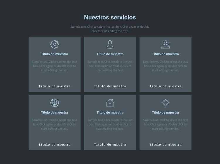 Nuestras ofertas clave Plantilla CSS