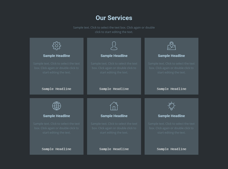 Our key offerings Homepage Design