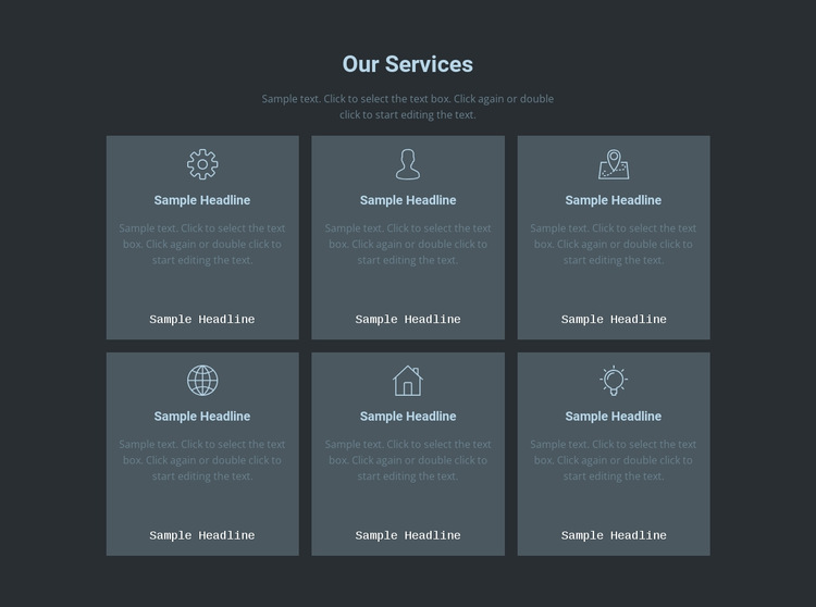 Our key offerings HTML5 Template
