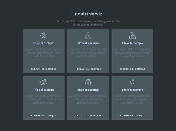 Le nostre offerte chiave Modello CSS