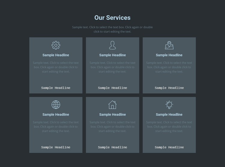 Our key offerings Joomla Template