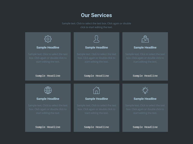 Our key offerings Wix Template Alternative