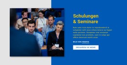 Premium-Website-Builder Für Schulungen & Seminare