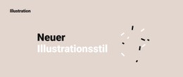 Neuer Illustrationsstil - Ultimatives Website-Design