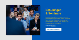 Schulungen & Seminare – WordPress-Vorlage