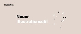 Neuer Illustrationsstil - Professionelle Landingpage