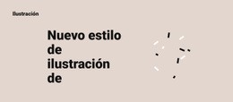 Nuevo Estilo De Ilustración - Maqueta De Sitio Web Profesional