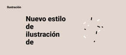 Nuevo Estilo De Ilustración - Tema Profesional De WordPress