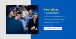 Créateur De Site Web Premium Pour Formations Et Séminaires