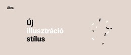 Új Illusztrációs Stílus - Ingyenes HTML-Sablon