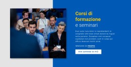 Generatore Di Siti Web Premium Per Corsi Di Formazione E Seminari